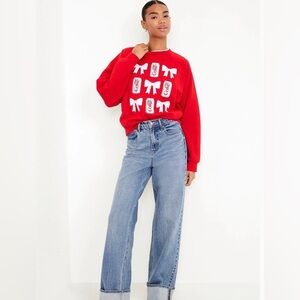 Old Navy Diet Coke Oversized Raglan Sweatshirt NWOT XL Novelty Coca Cola Cozy